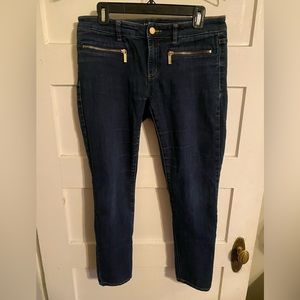 Michael Kors skinny jeans zipper front pocket size 6